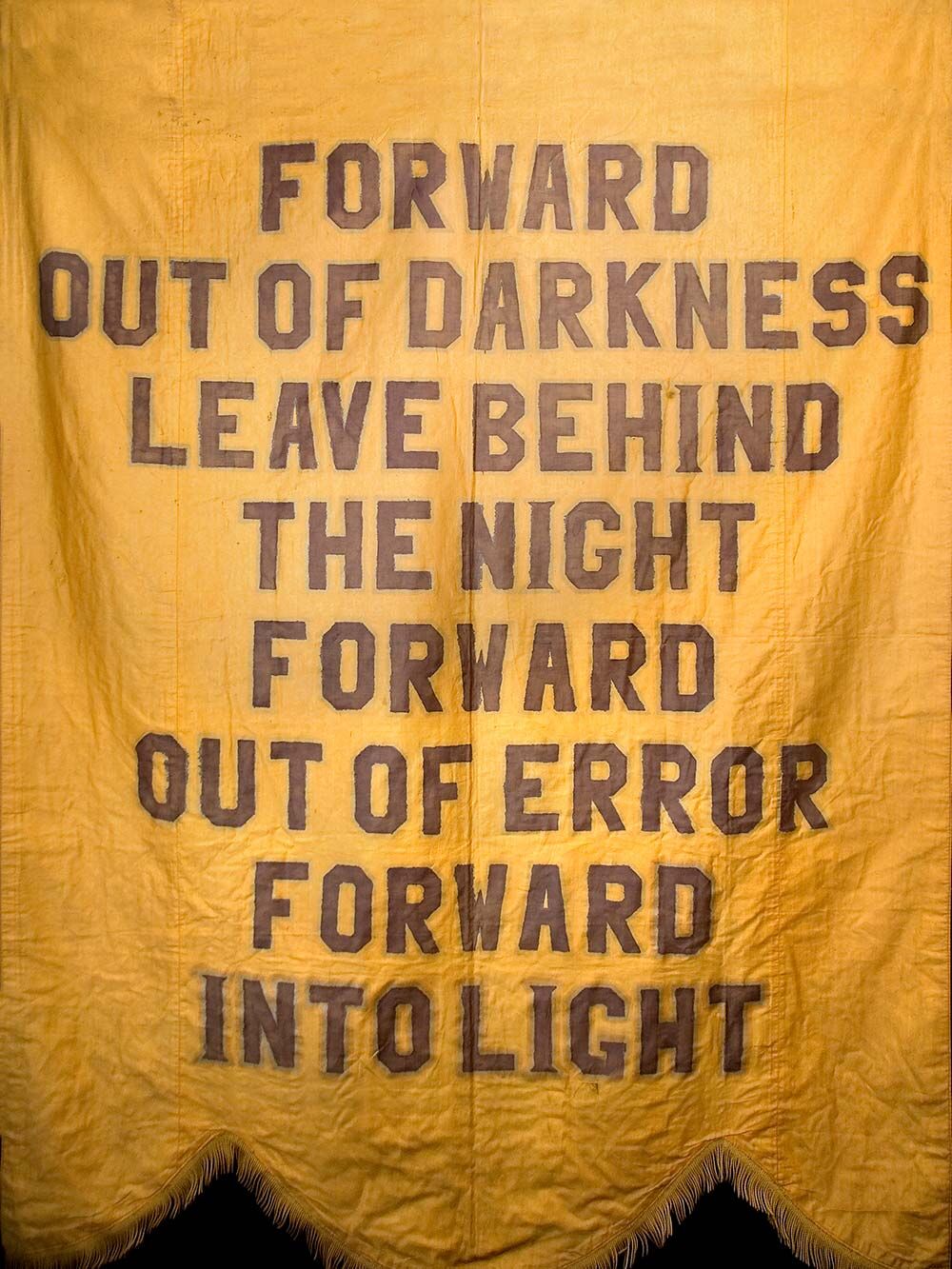 'Forward into light'